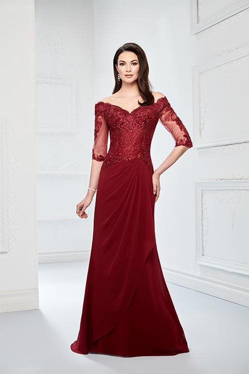 Red Gala Dress - Pearl's Bridal, Mother